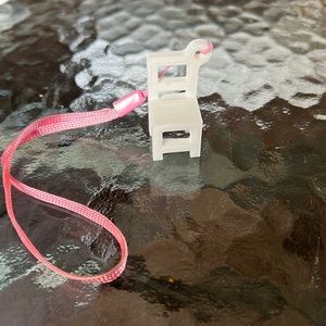 Home made keychain. This one is a miniature chair.